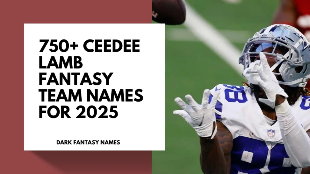 CeeDee Lamb Fantasy Team Names