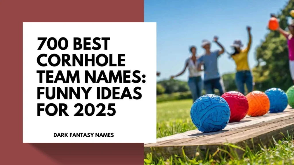 Cornhole Team Names