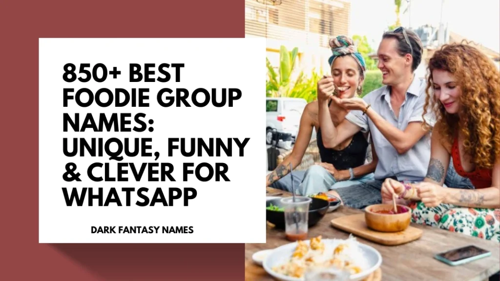 Foodie Group Names