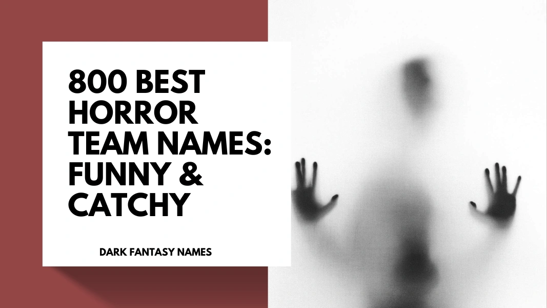 Horror Team Names