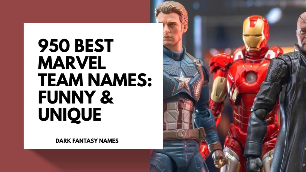 Marvel Team Names