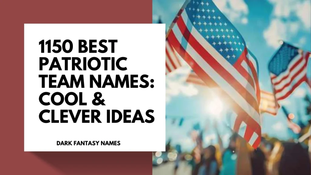 Patriotic Team Names