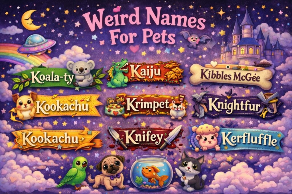 Weird Names For Pets