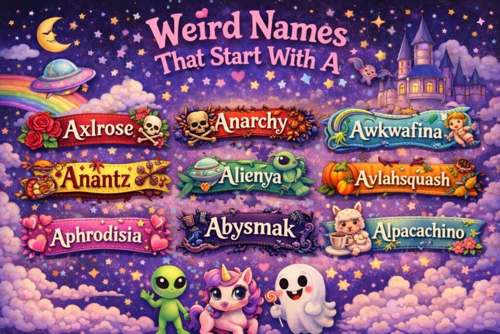 Weird Names That Start With A