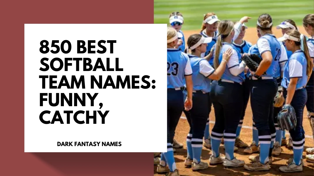 Softball Team Names