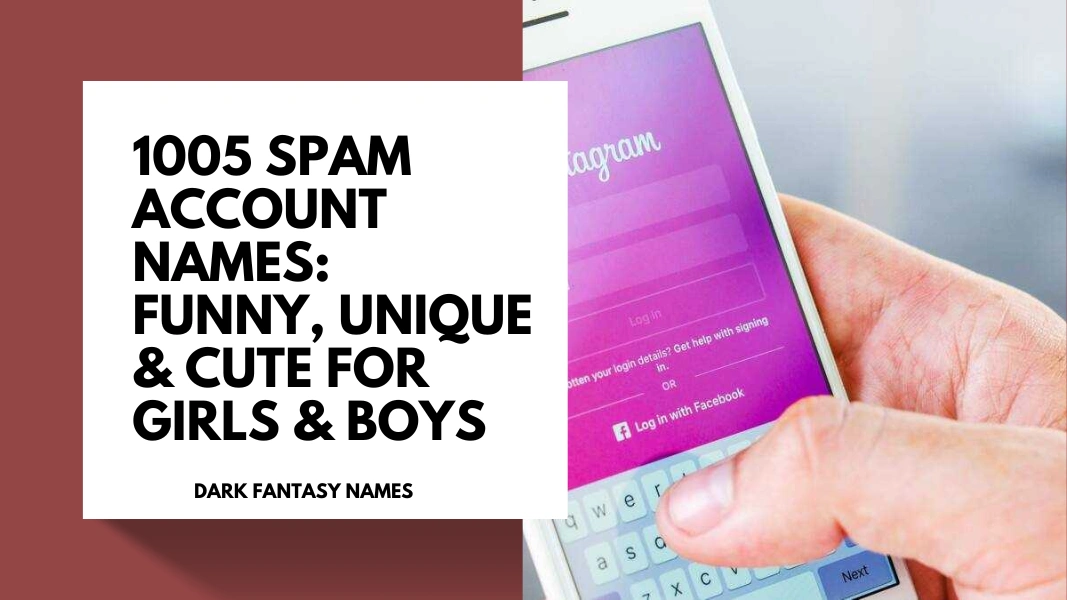 Spam Account Names