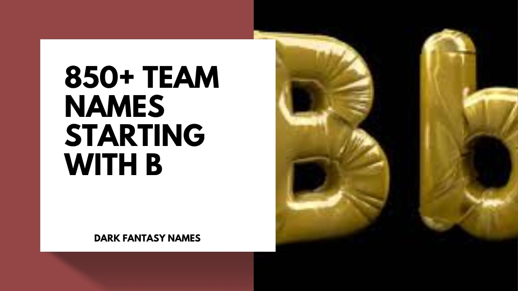 Team Names Starting with B