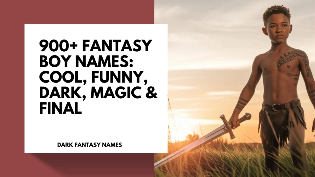 Fantasy Boy Names