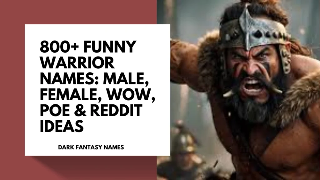 Funny Warrior Names