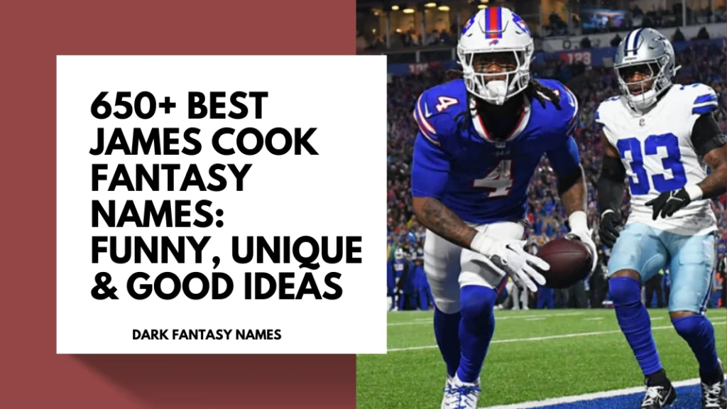 James Cook Fantasy Names