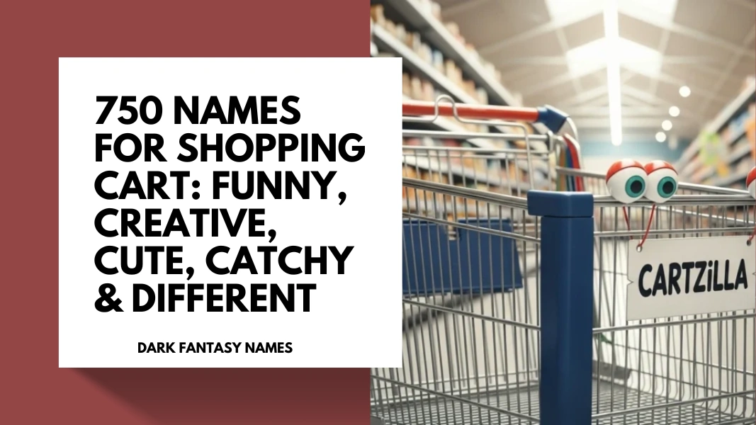 Names for Shopping Cart