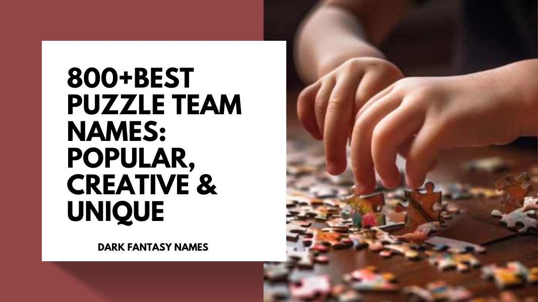 Puzzle Team Names